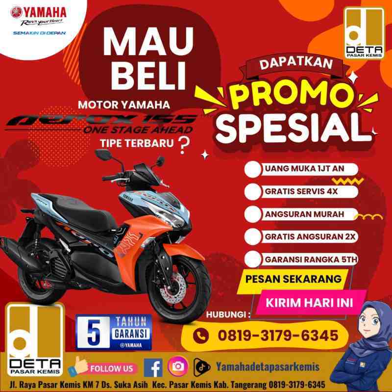 Promo Spesial AEROX 155 Tipe Terbaru