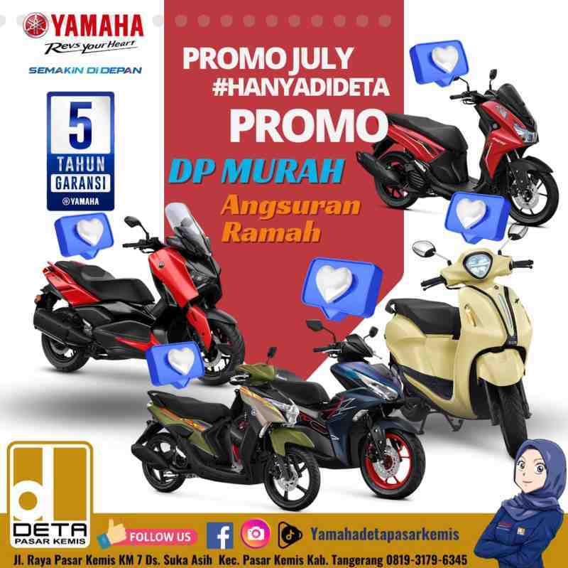 Promo Yamaha Juli, DP Murah Angsuran Ringan